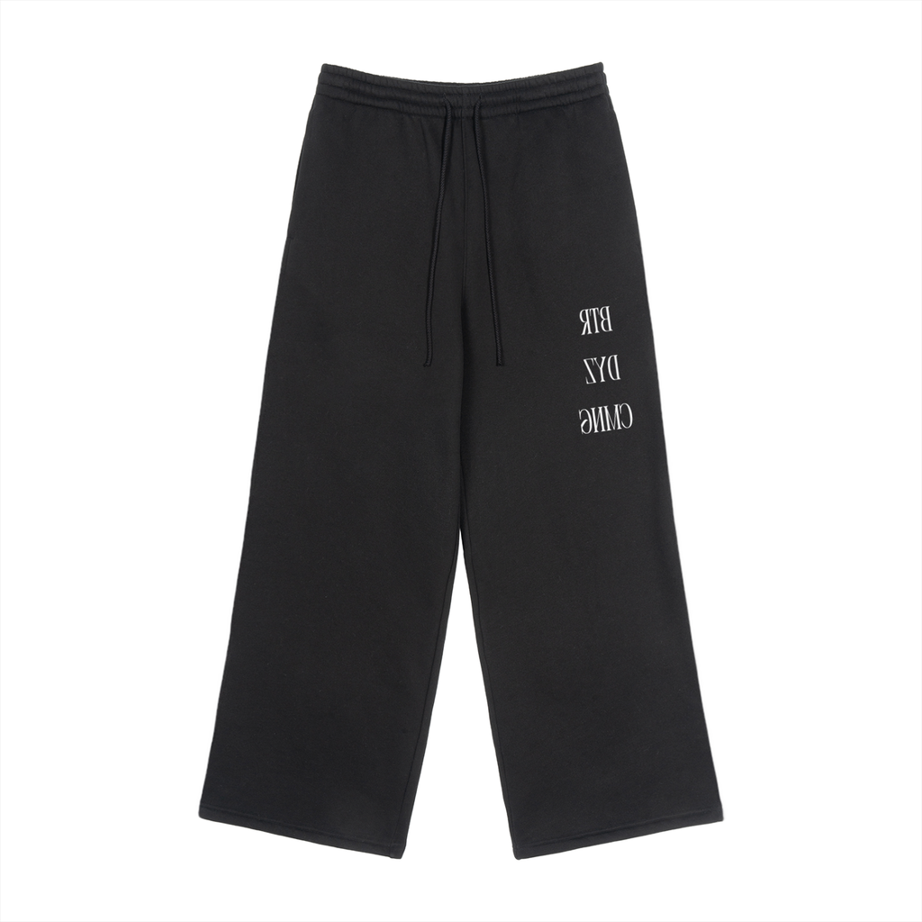 Unisex Fleece Straight-Leg Sweatpants