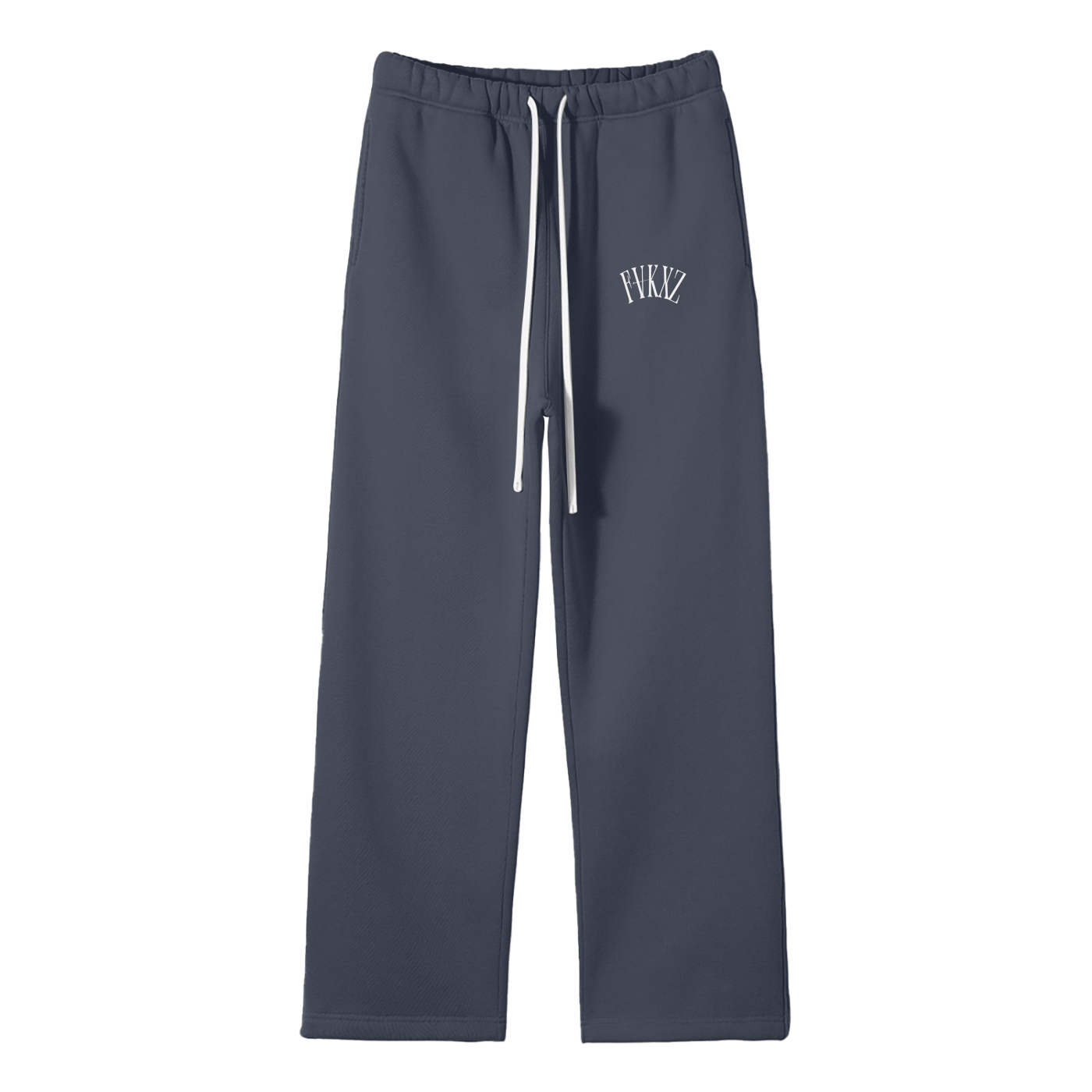 Unisex Solid Color Fleece Straight Leg Pants