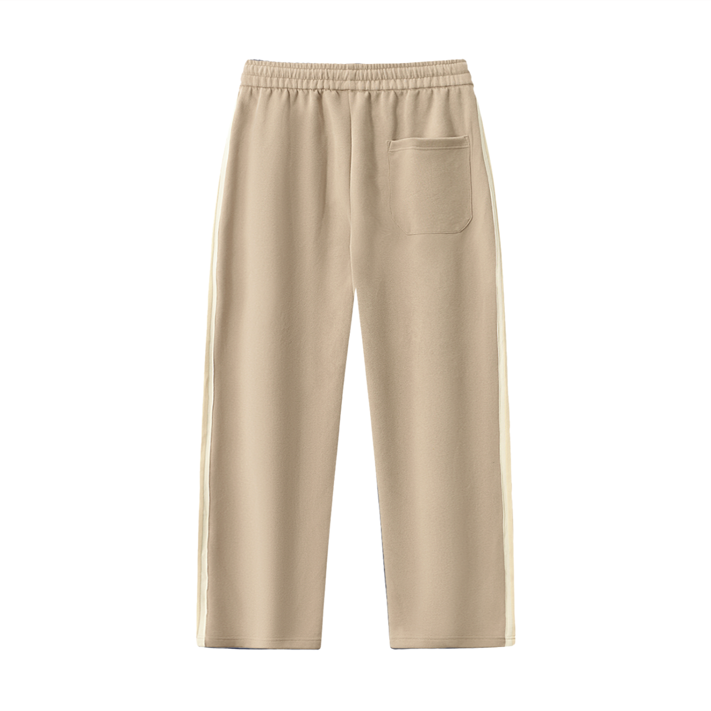 Unisex Contrast Side-Stripe Straight-Leg  Pants