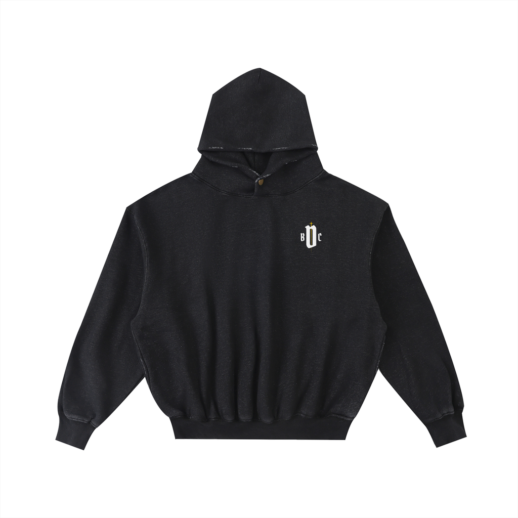 Unisex Frayed Fleece Hoodie