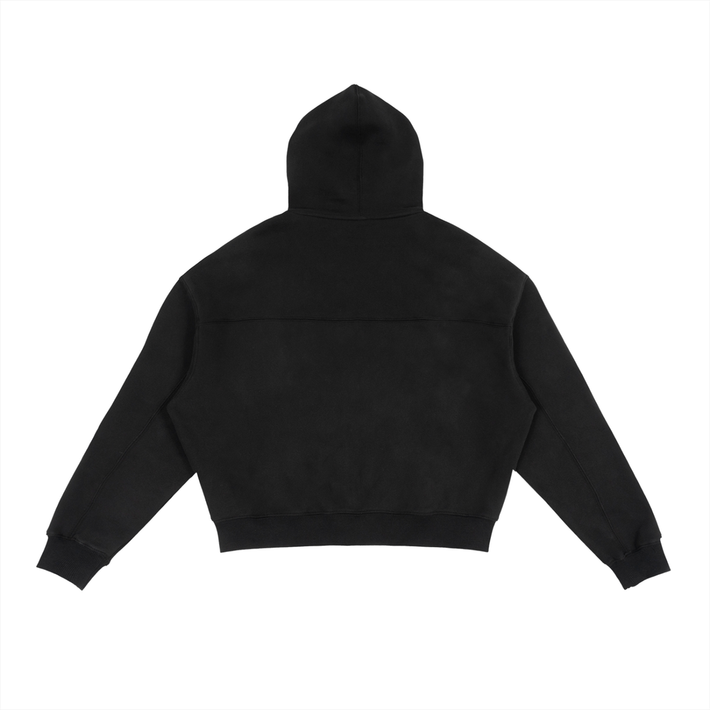 Unisex Fleece Zip-Up Boxy Hoodie