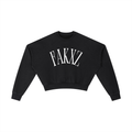 Vintage Washed Cropped Sweatshirt