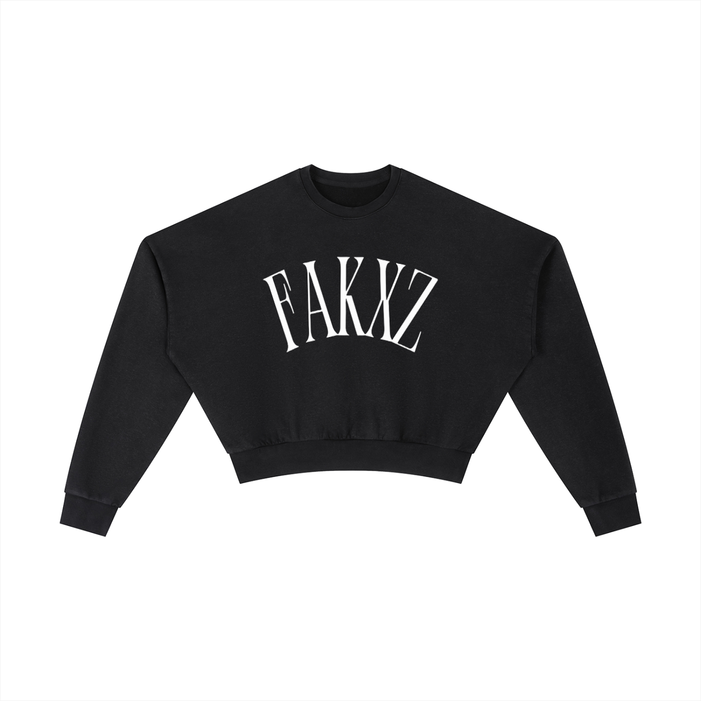 Vintage Washed Cropped Sweatshirt