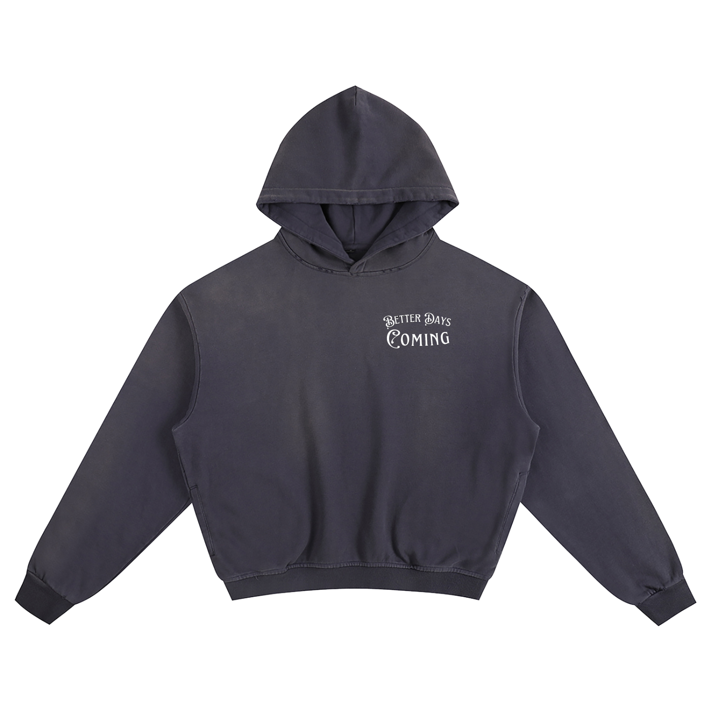 Unisex Sunfade Boxy Hoodie