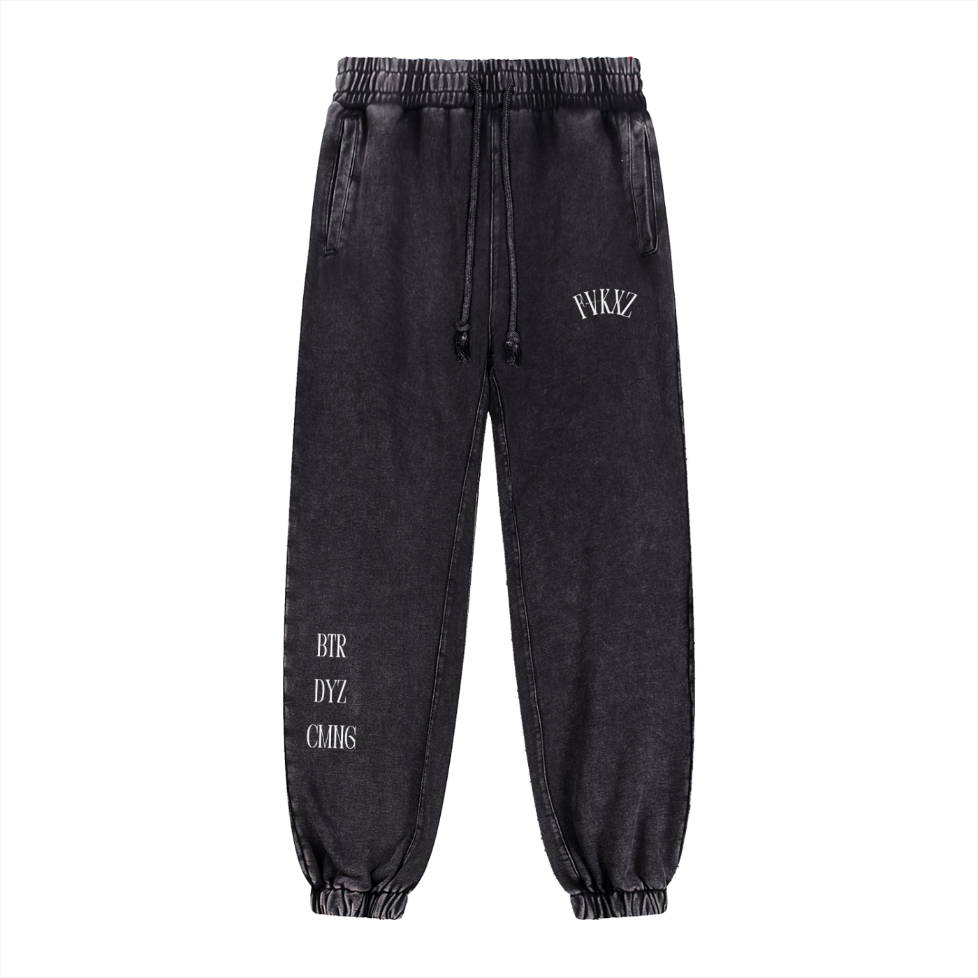 Unisex Snow Wash Jogged Sweatpants