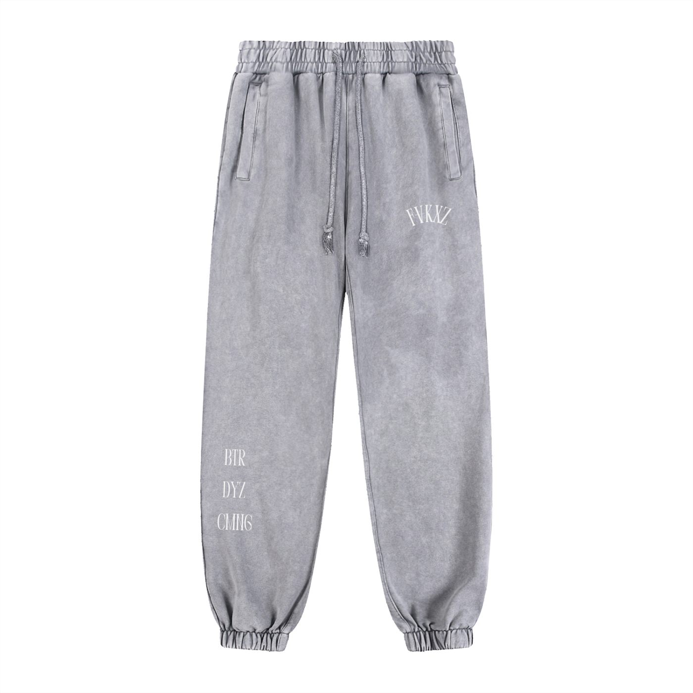 Unisex Snow Wash Jogged Sweatpants