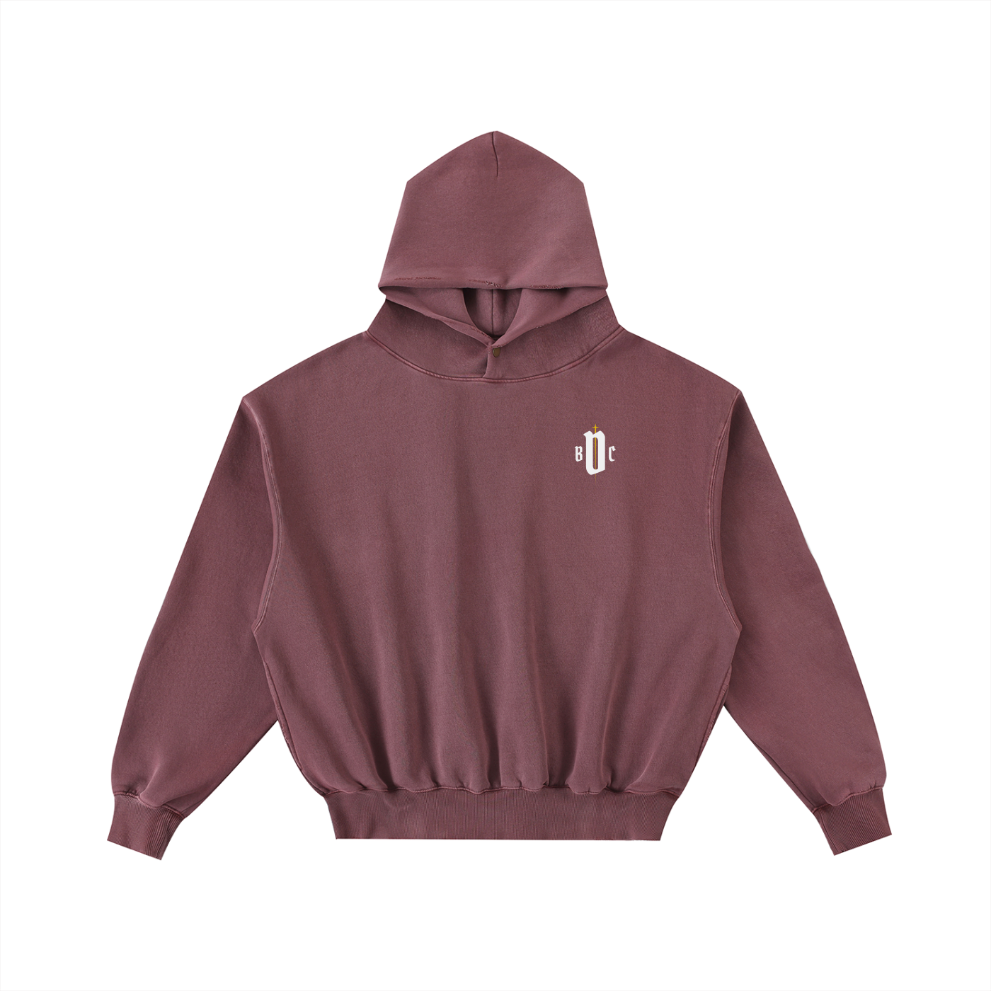 Unisex Frayed Fleece Hoodie