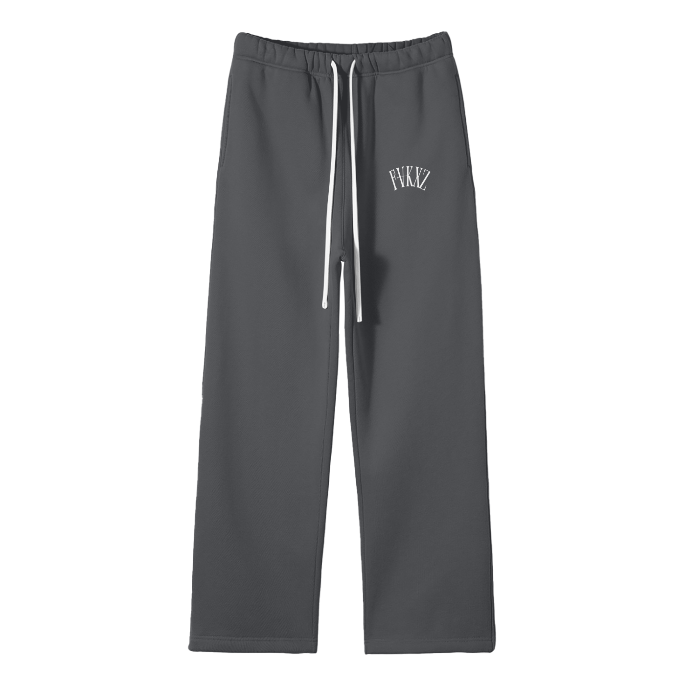 Unisex Solid Color Fleece Straight Leg Pants
