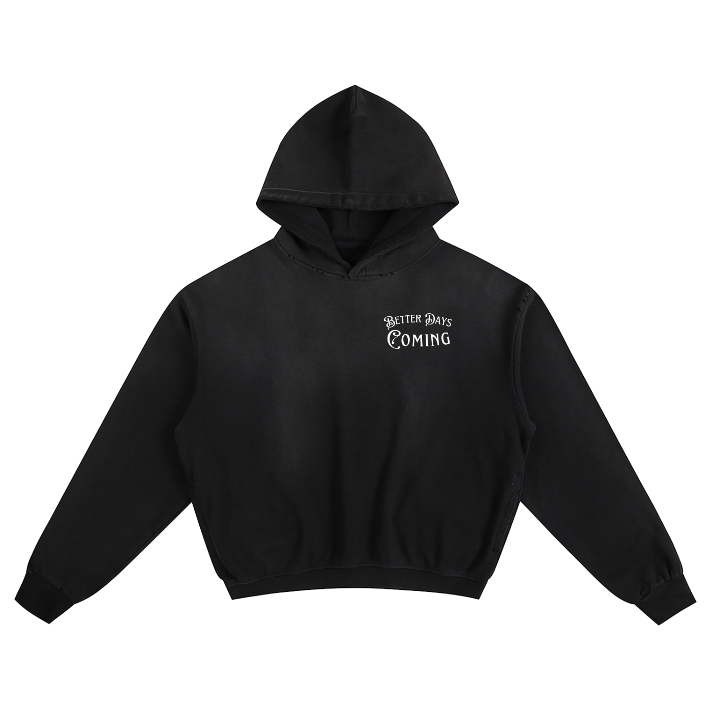 Unisex Sunfade Boxy Hoodie