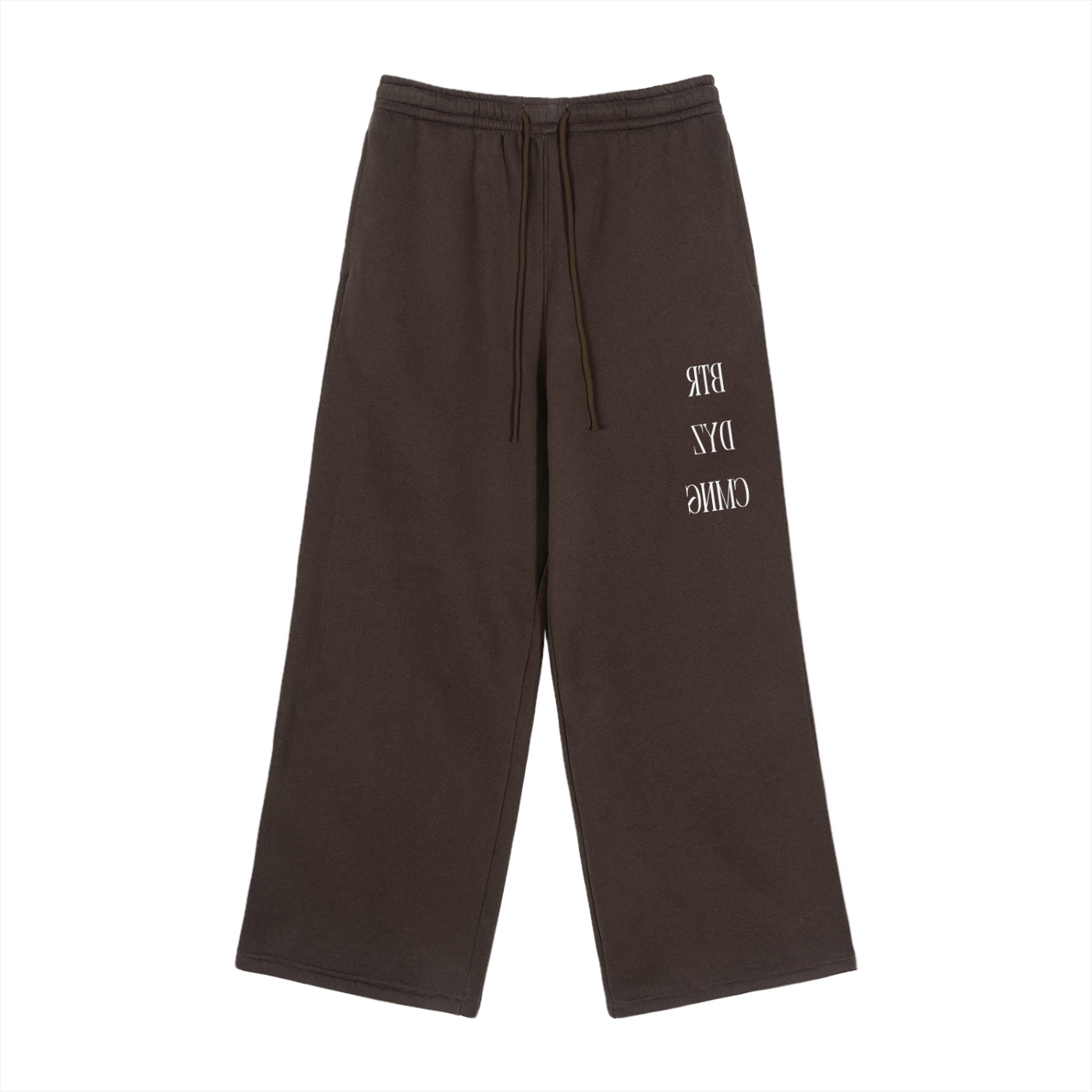 Unisex Fleece Straight-Leg Sweatpants