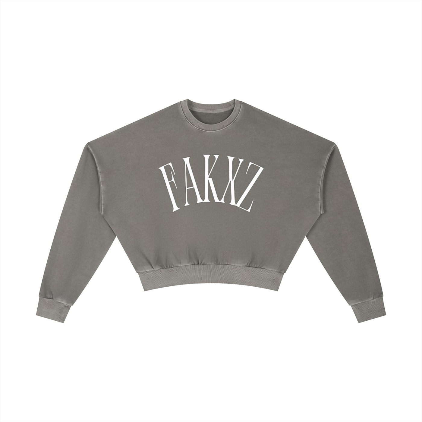 Vintage Washed Cropped Sweatshirt