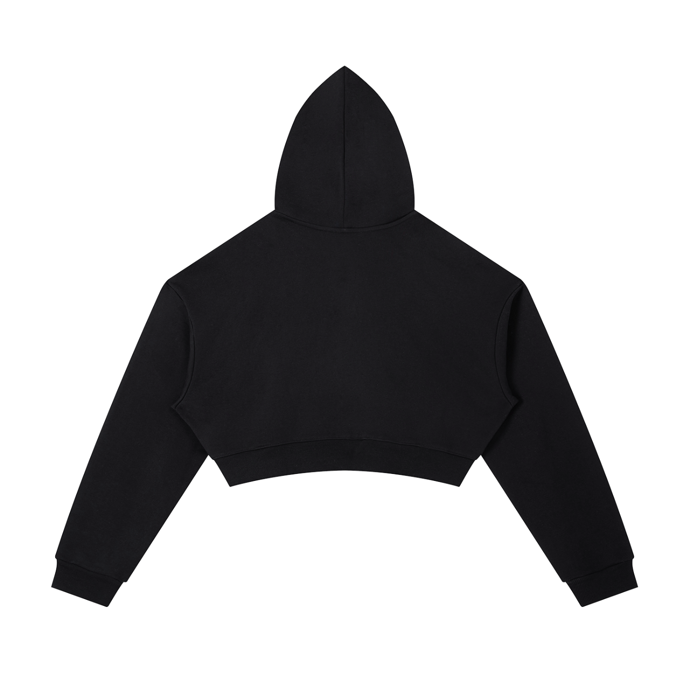 Women's Essential Cropped Zip-Up Hoodie