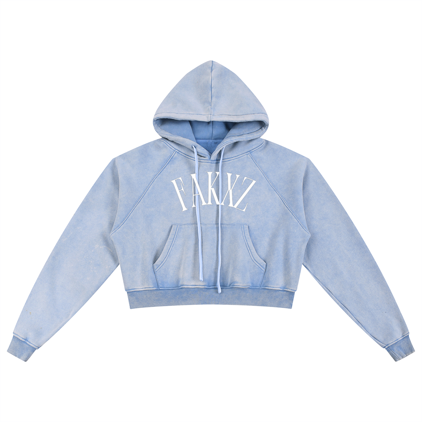 Women's Snow Washed Cropped Hoodie