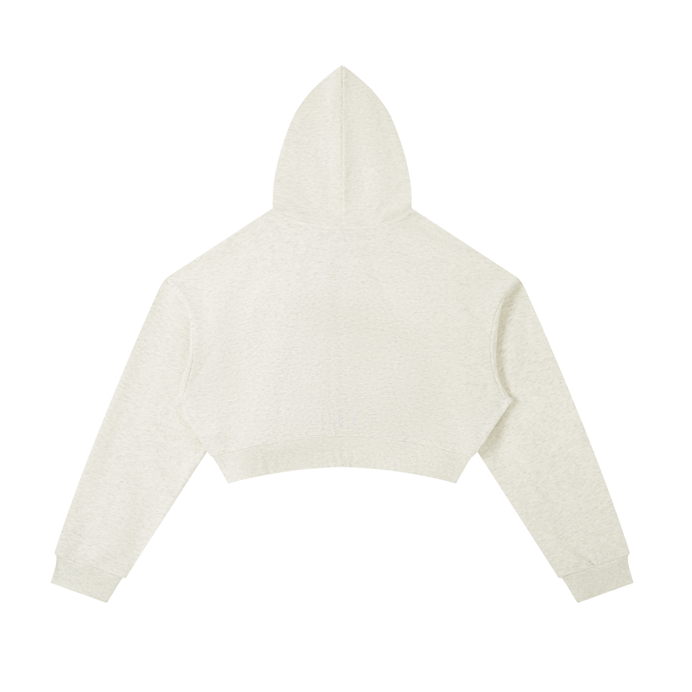 Women's Essential Cropped Zip-Up Hoodie