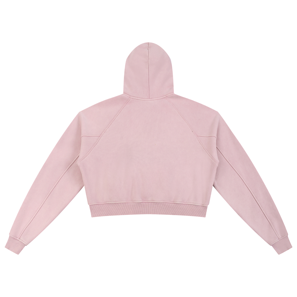 Women's Snow Washed Cropped Hoodie
