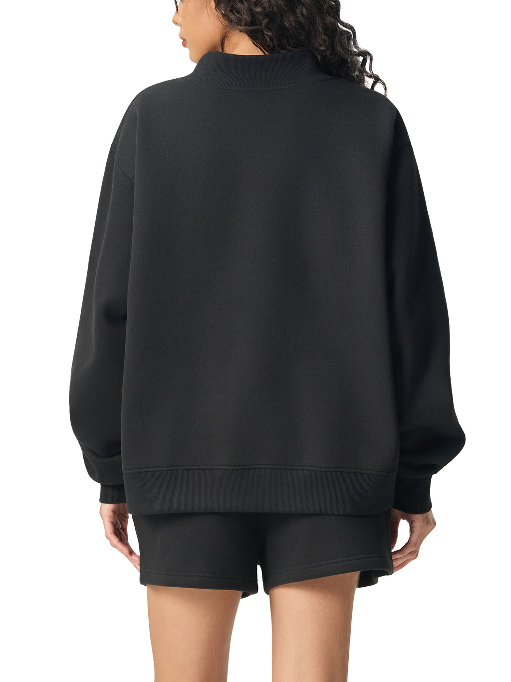 Women's Essential Mock-Neck Sweatshirt